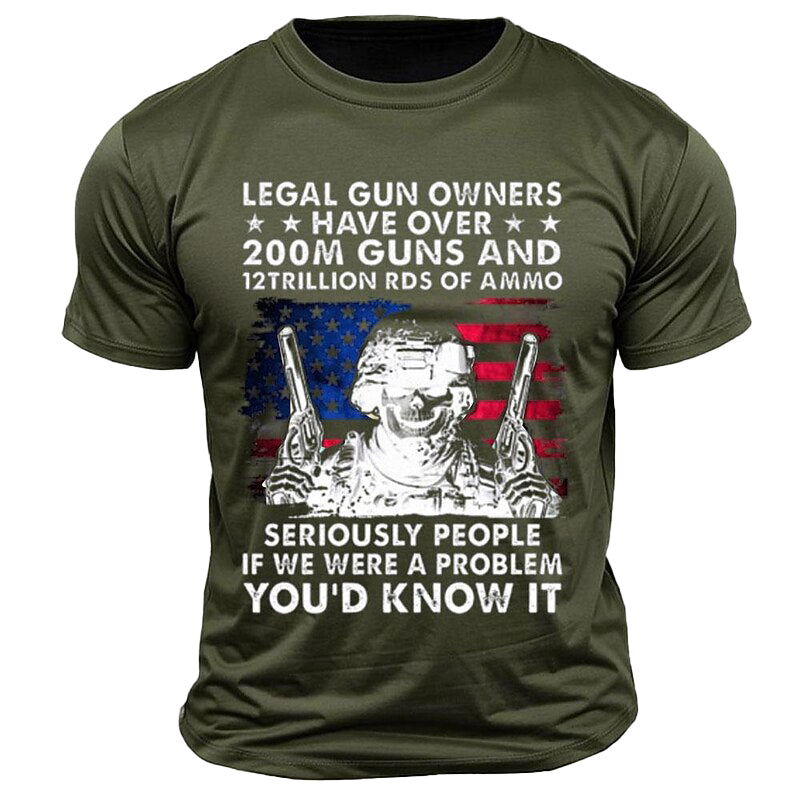 Cardydony Men's Us America 250 Year Anniversary Veterans Day T Shirt