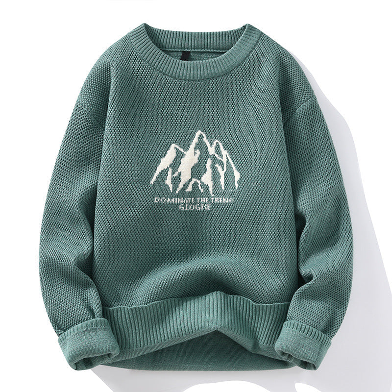 Cardydony Women's Mountain Graphic Sweater | Cozy Winter Pullover