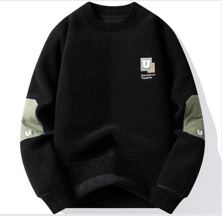 Cardydony Women's Fleece-Lined Waffle Knit Sweater | Winter Pullover