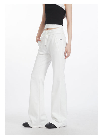 Cardydony Women's High-Waist Flare Pants | Retro Sport Track Pants