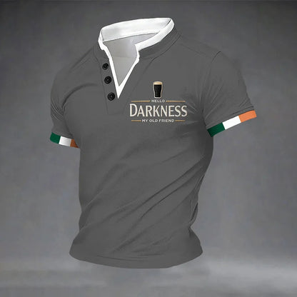 Cardydony Men's St. Patrick's Day Pattern Casual Shirt