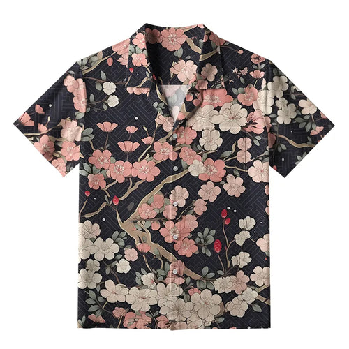 Cardydony Blooming Sakura Aloha Hawaiian Shirt