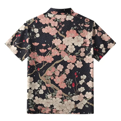 Cardydony Blooming Sakura Aloha Hawaiian Shirt