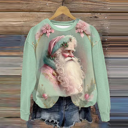 Cardydony Christmas Print Casual Sweatshirt