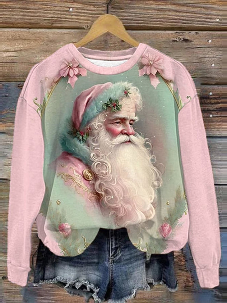 Cardydony Christmas Print Casual Sweatshirt