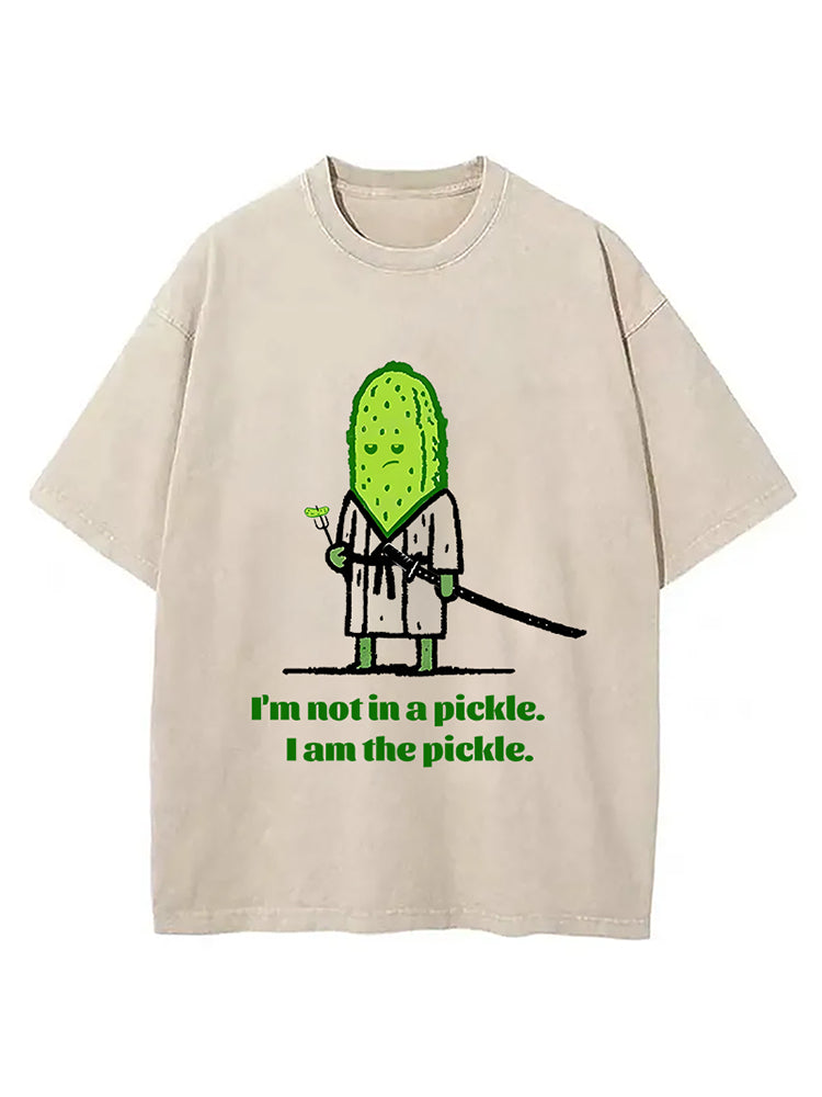 Cardydony Cucumber Samurai Washed T-shirt