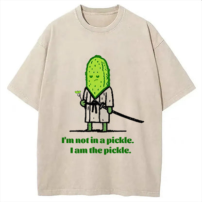 Cardydony Cucumber Samurai Washed T-shirt