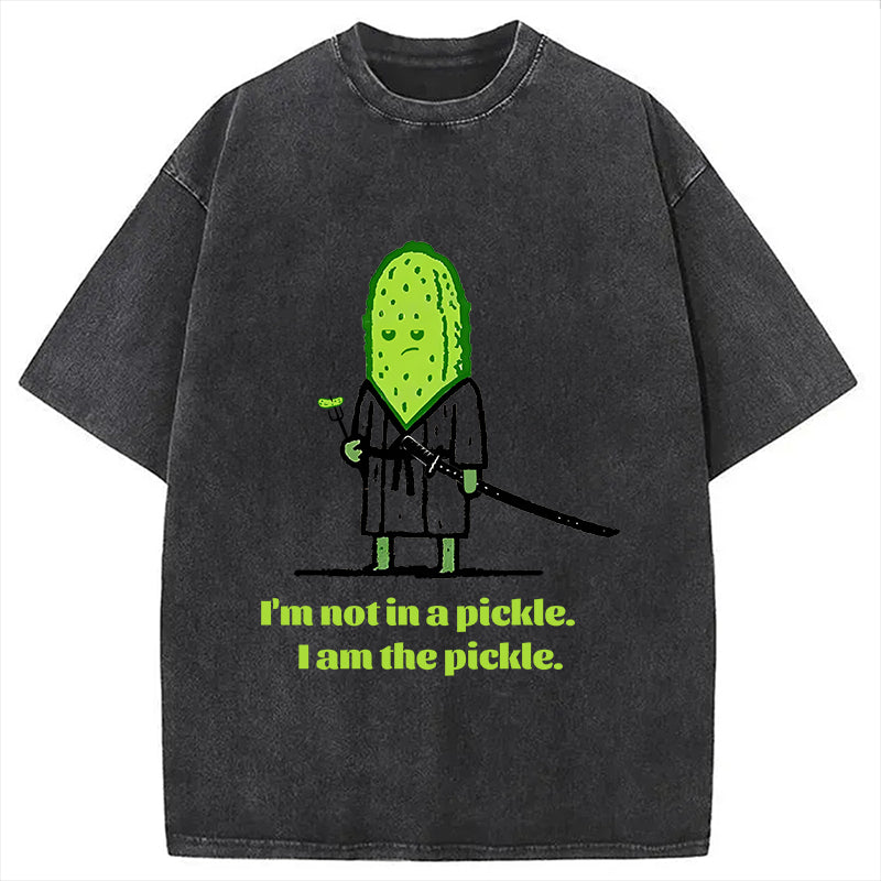 Cardydony Cucumber Samurai Washed T-shirt