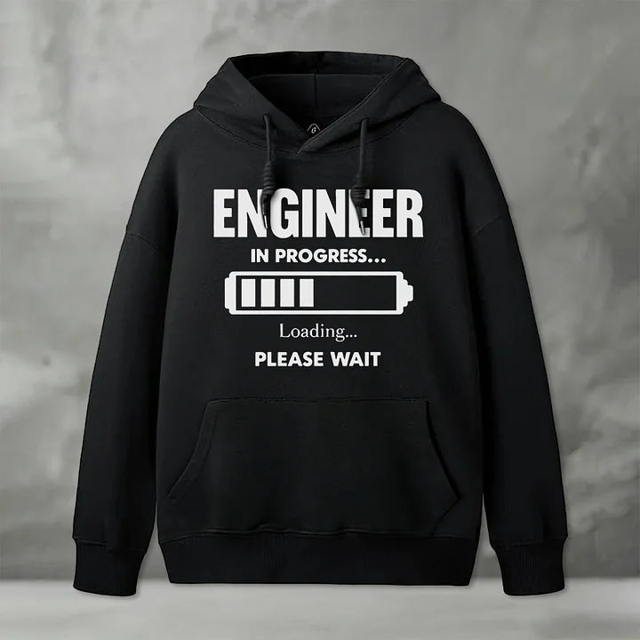 Cardydony Engineer In Progress Geek Hoodie