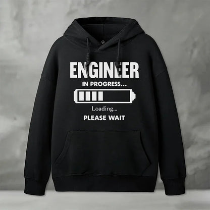Cardydony Engineer In Progress Geek Hoodie