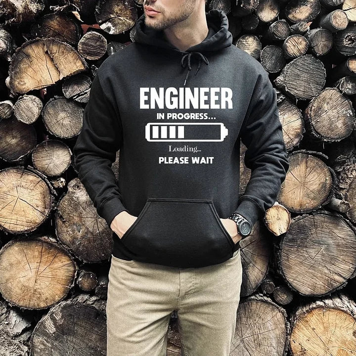 Cardydony Engineer In Progress Geek Hoodie
