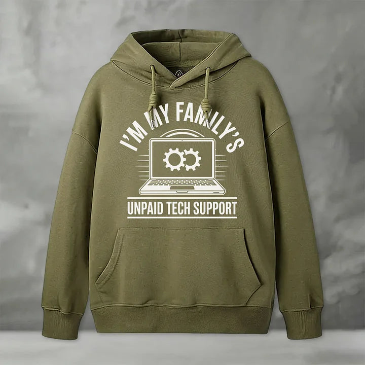Cardydony Fun Free Technical Support Engineer Gifts Geek Hoodie