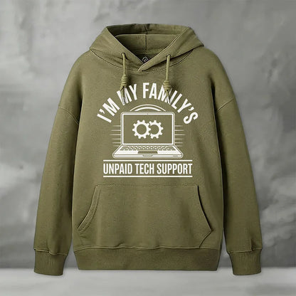 Cardydony Fun Free Technical Support Engineer Gifts Geek Hoodie