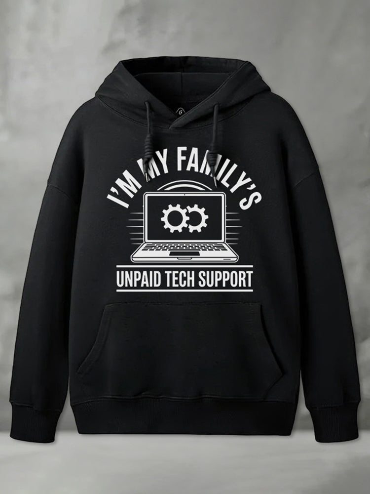 Cardydony Fun Free Technical Support Engineer Gifts Geek Hoodie