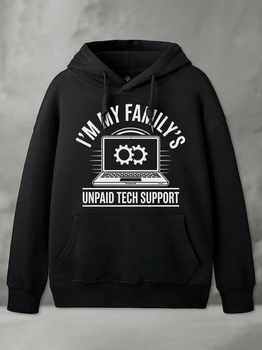 Cardydony Fun Free Technical Support Engineer Gifts Geek Hoodie