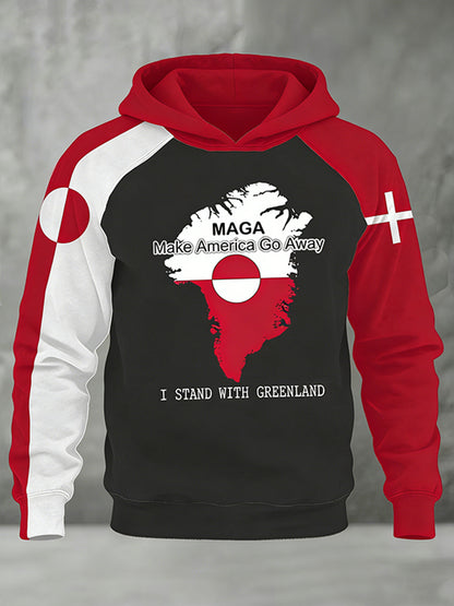 Cardydony Men's Greenland Contrast Hoodie