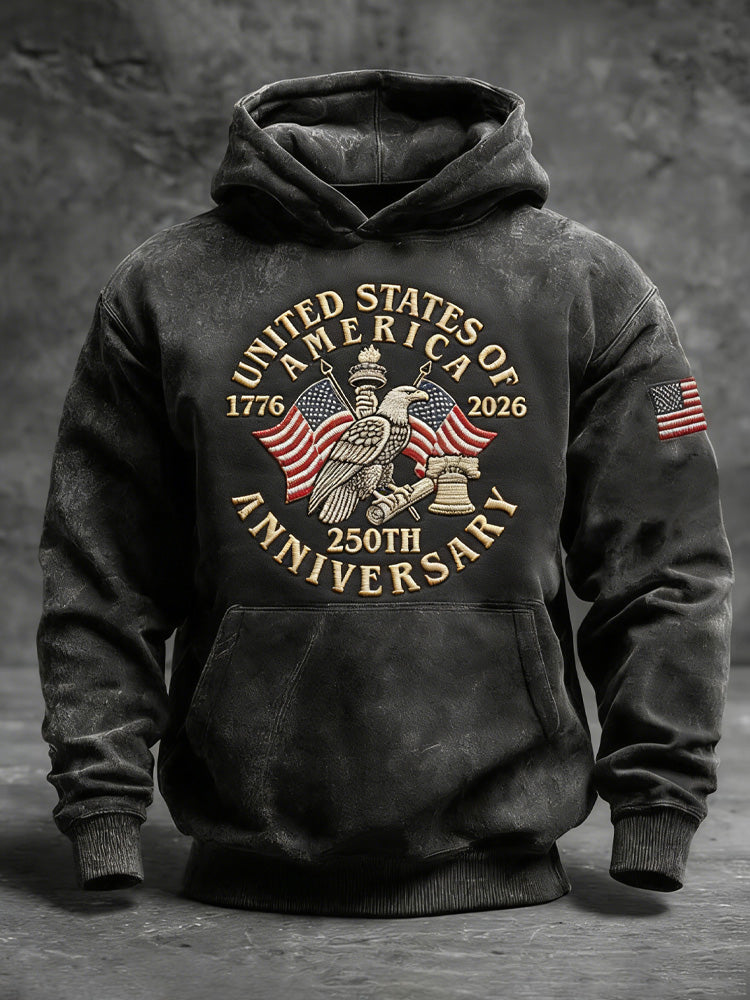 Cardydony Retro 250th Anniversary Printed Hoodie