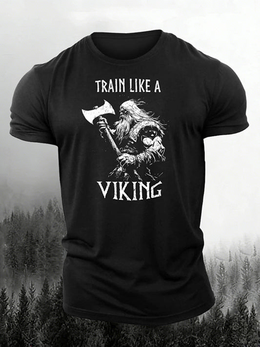 Cardydony Train Like A Viking Fitness T-shirt