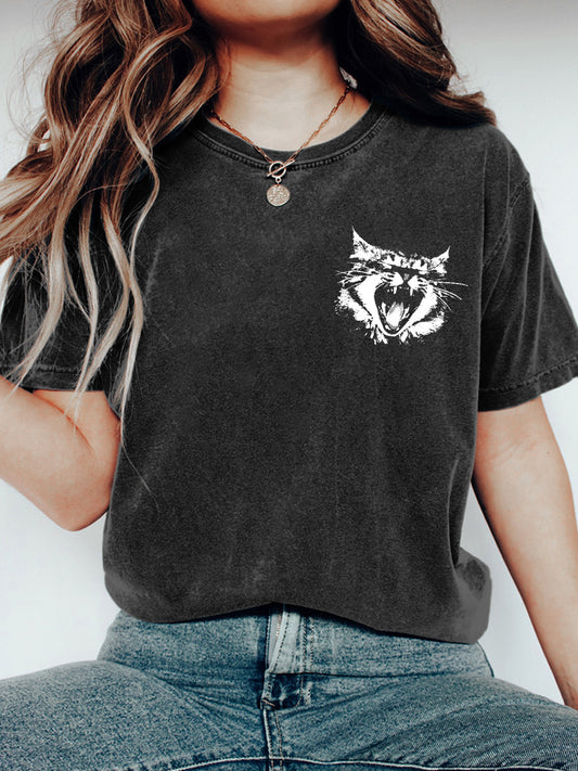 Cardydony Vintage Cat Art Women's T-shirt