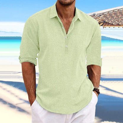 Cardydony Vintage Linen Blend Shirt