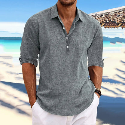 Cardydony Vintage Linen Blend Shirt