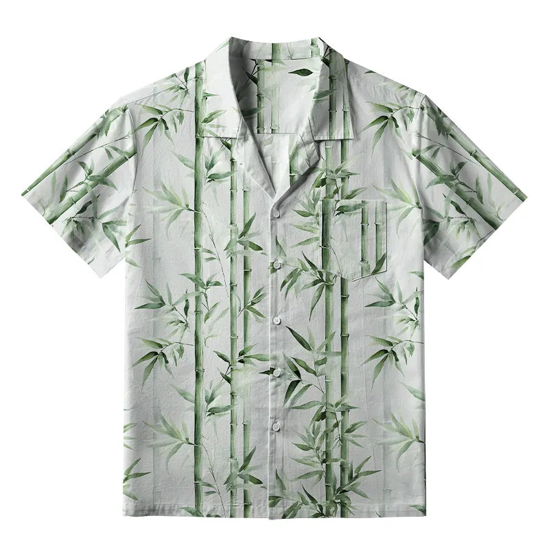 Cardydony Zen Bamboo Grove Aloha Hawaiian Shirt