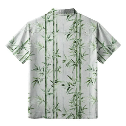 Cardydony Zen Bamboo Grove Aloha Hawaiian Shirt