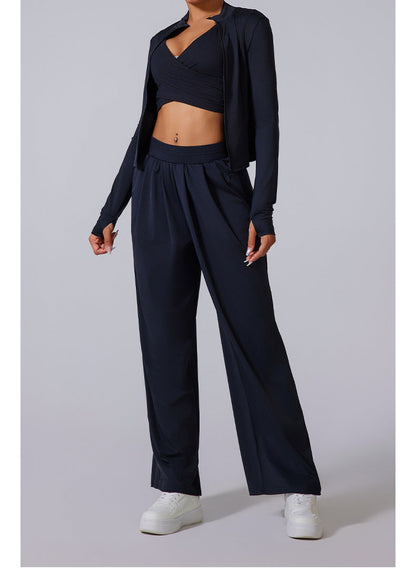 Cardydony Women's Wide-Leg Lounge Pants with Pockets