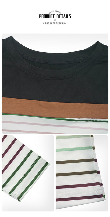 Cardydony Women's Color Block Striped Sweatshirt - Your Everyday Comfort Essential