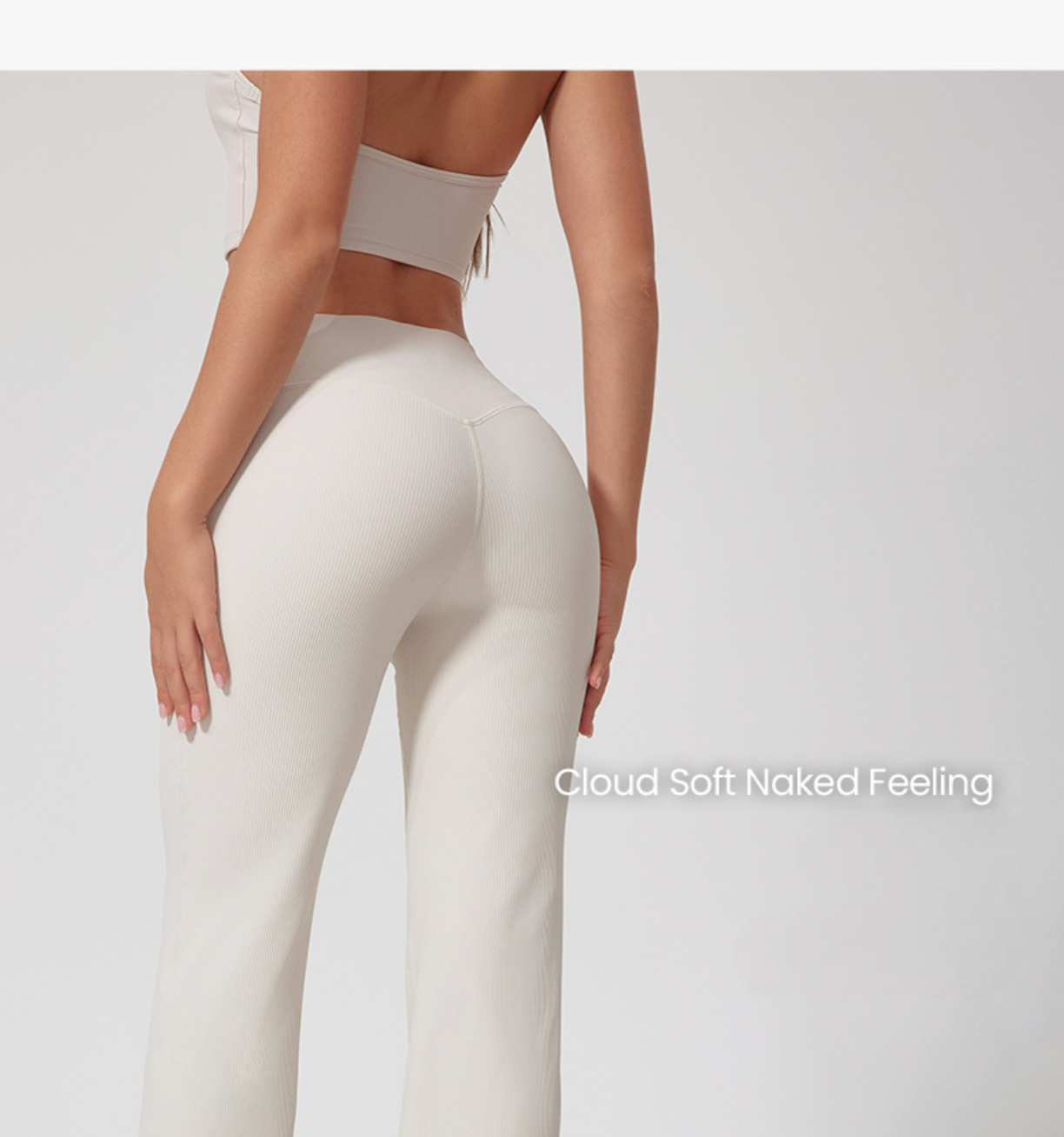 Cardydony Women's Wide-Leg Ribbed Yoga Pants - Effortless Comfort & Style