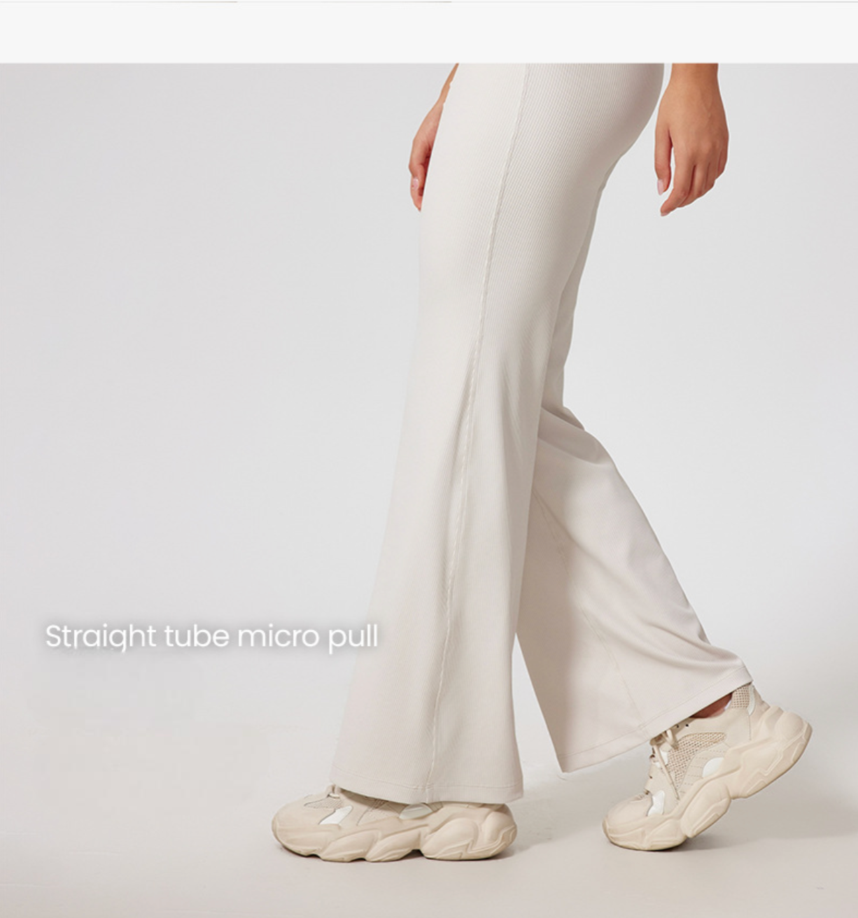 Cardydony Women's Wide-Leg Ribbed Yoga Pants - Effortless Comfort & Style