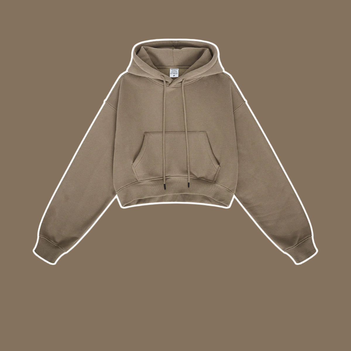Cardydony Women's Essential Classic Cropped Pullover Hoodie Collection