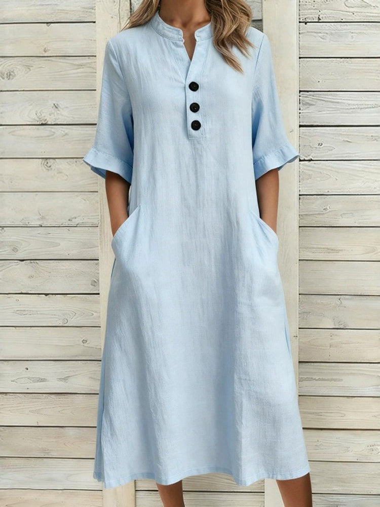 Cardydony Women's Retro Cozy Linen Cotton Sleeveless Jumpsuit