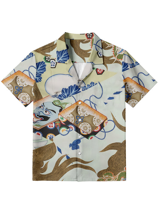 Cardydony Men's The Dragon God Hawaiian Shirt