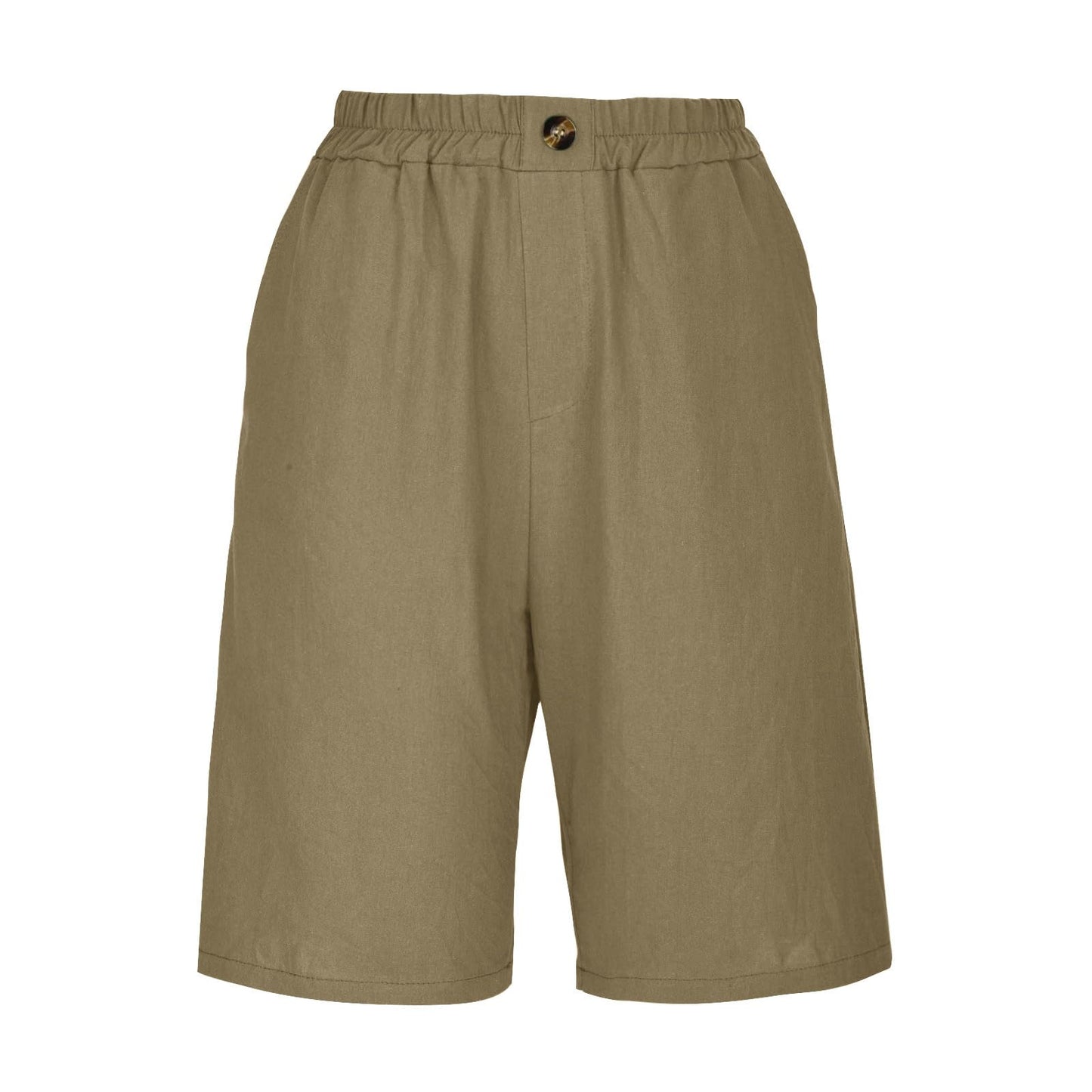 Cardydony Women's Loose High-waist Slim Casual Shorts