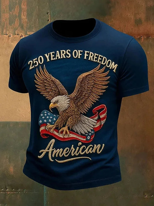 Cardydony Men's American 250th Anniversary T-shirt