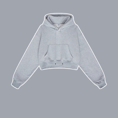 Cardydony Women's Essential Classic Cropped Pullover Hoodie Collection