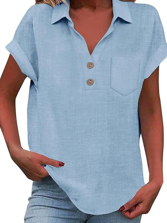 Cardydony Women's Lace Openwork Lantern Sleeve Blouse