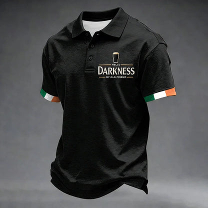 Cardydony Men's St. Patrick's Day Print Casual Polo Shirt