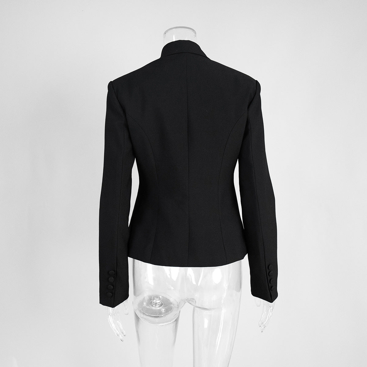Cardydony Women's Structured White Blazer Tailored Double-Breasted Suit Jacket for Women