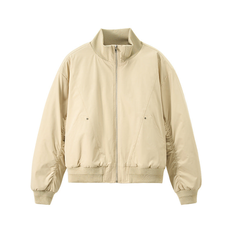 Cardydony Women's Bomber Jacket Women —  Stand-Collar Zip, Quilted Lining