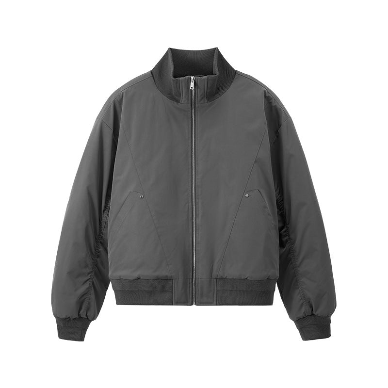 Cardydony Women's Bomber Jacket Women —  Stand-Collar Zip, Quilted Lining