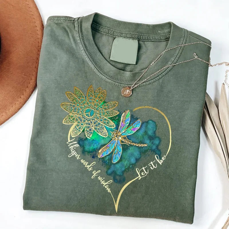 Cardydony Imagine All The People Living Life In Peace T-shirt