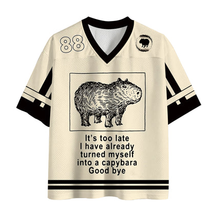 Cardydony I Have Turned Myself Into A Capybara Mesh Jersey
