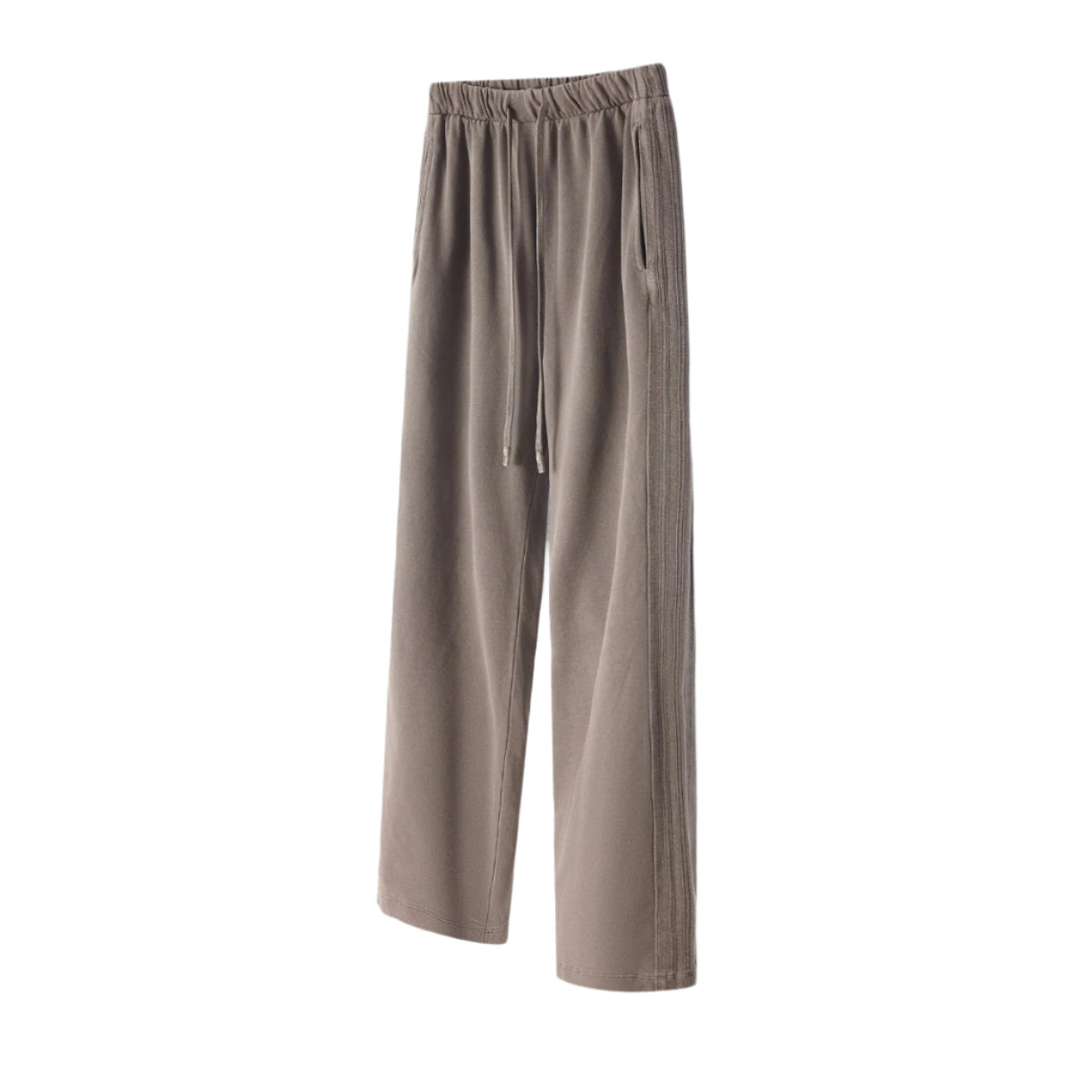 Cardydony Women's Vintage Wash Track Pants | Loose Straight Athletic Pants