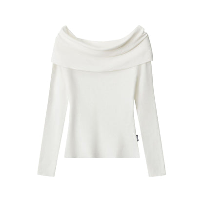 Cardydony Women's 90s V-Neck Top | Retro Slim Fit Autumn Sweater