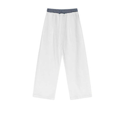 Cardydony Women's Oversized Double Waist Cotton Blend Pants | Comfort & Style