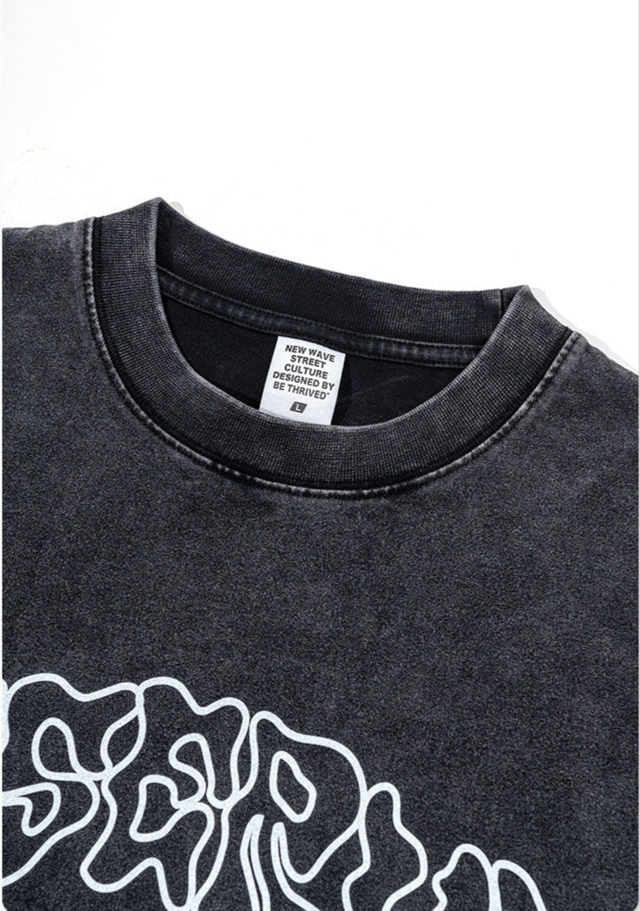 Cardydony Women's Deserve Devil Graphic Tee for Women | Oversized Cotton Streetwear Flame Tee