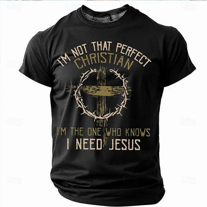 Cardydony Men's Jesus T Shirt