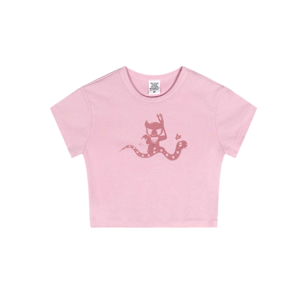 Cardydony Women's Essential Pop Cropped Cotton Tee